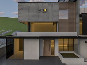 Golden Window Facade